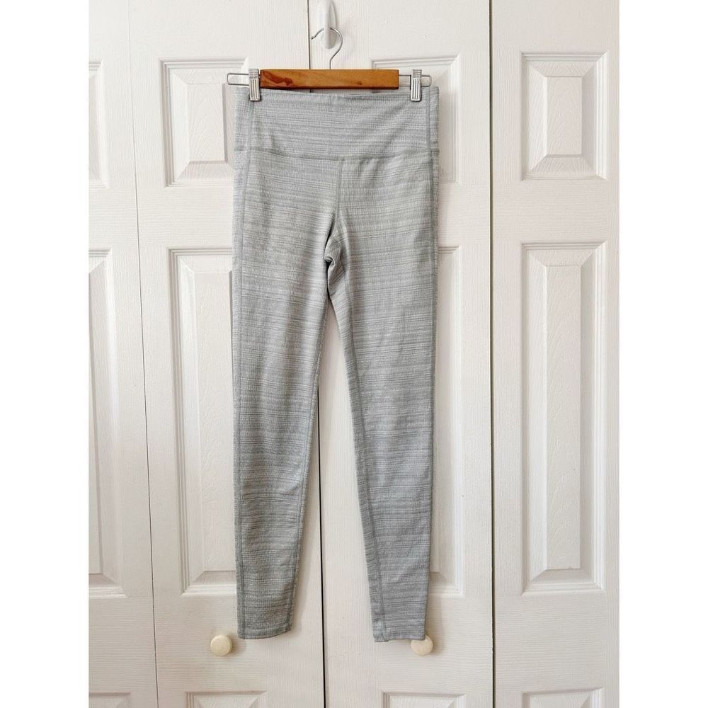 Athleta High Rise Jacquard Chaturanga Leggings Size S - Picture 2 of 5